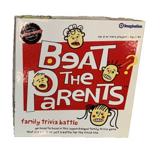 Beat The Parents Board Game Family Trivia Battle Ages 8+ Family Fun Complete